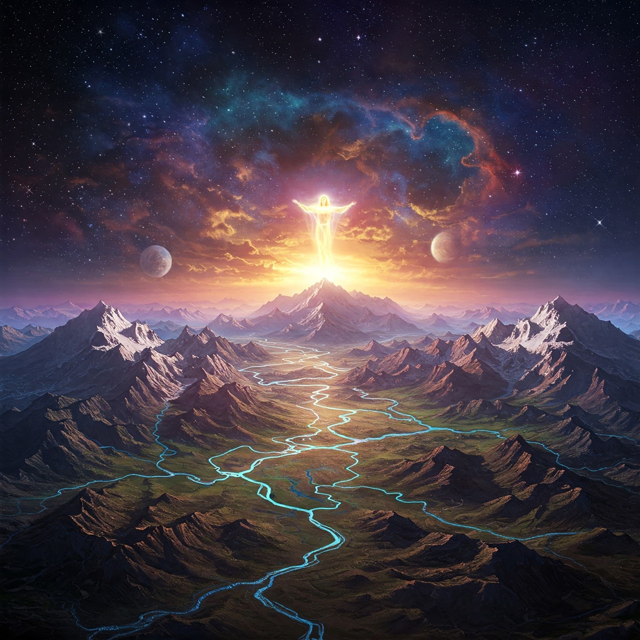 Ilustración de La Creación Maya - parte 3