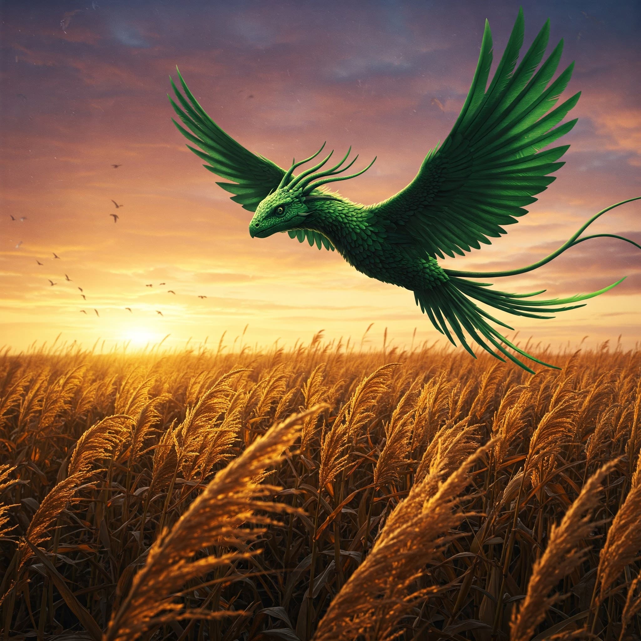 Ilustración de Quetzalcóatl - parte 7