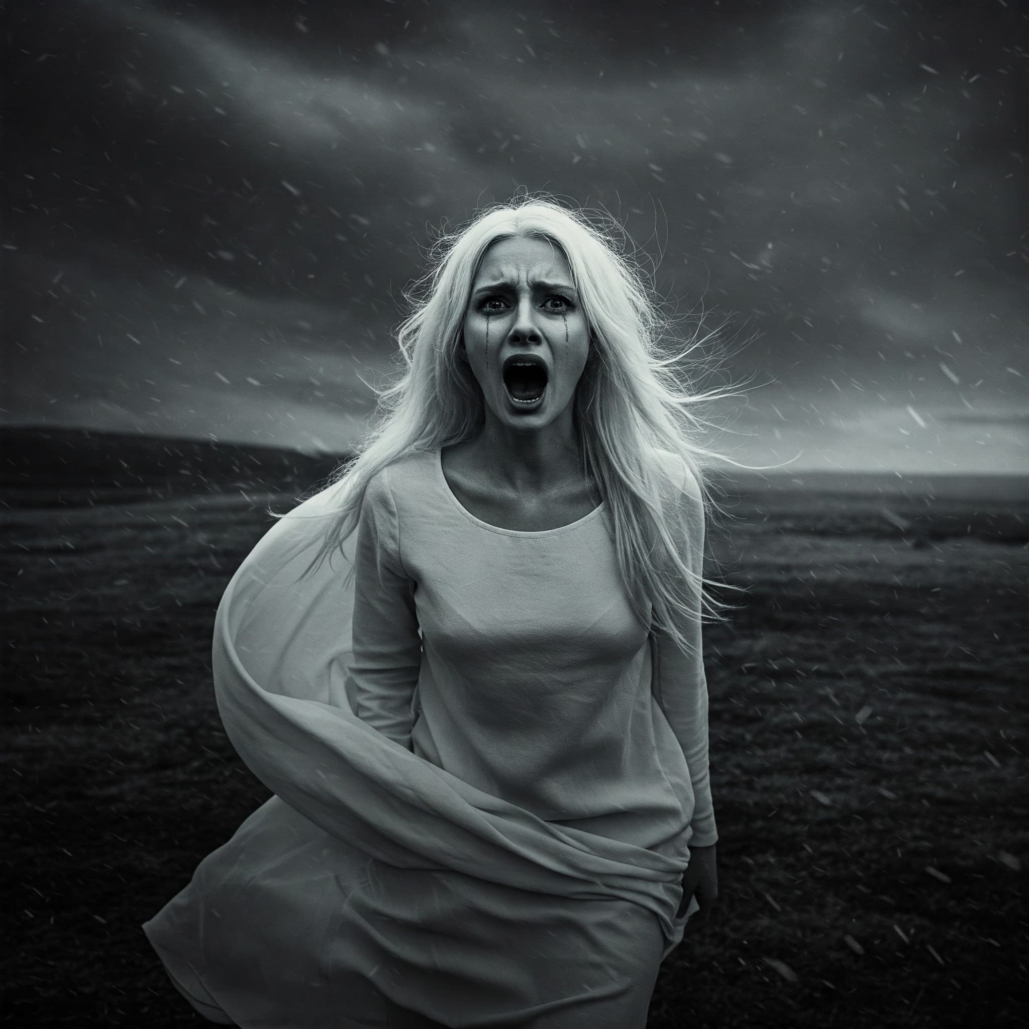 Ilustración de La Dama de Blanco - parte 5